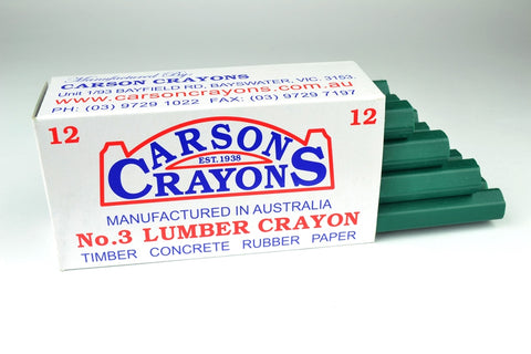 Carsons Lumber Crayons 36 packet Box (432 sticks).