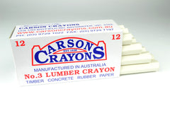 Carsons Lumber Crayons White