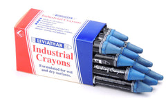 Industrial Marking Crayons Standard Blue Packet of 12 Crayons