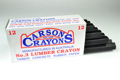 Carsons Lumber Crayons Black
