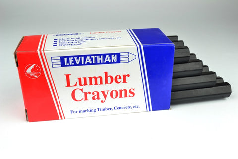 Leviathan Lumber Crayons 12 dozen box (144 sticks)